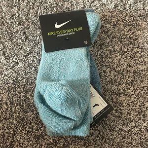 Blue pack of Nike socks with tags